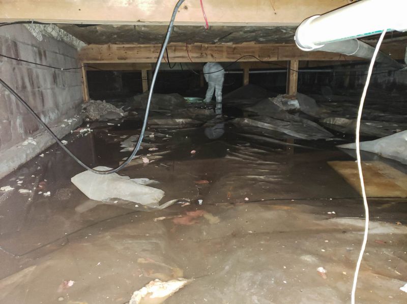 Basement Leak Repair detail